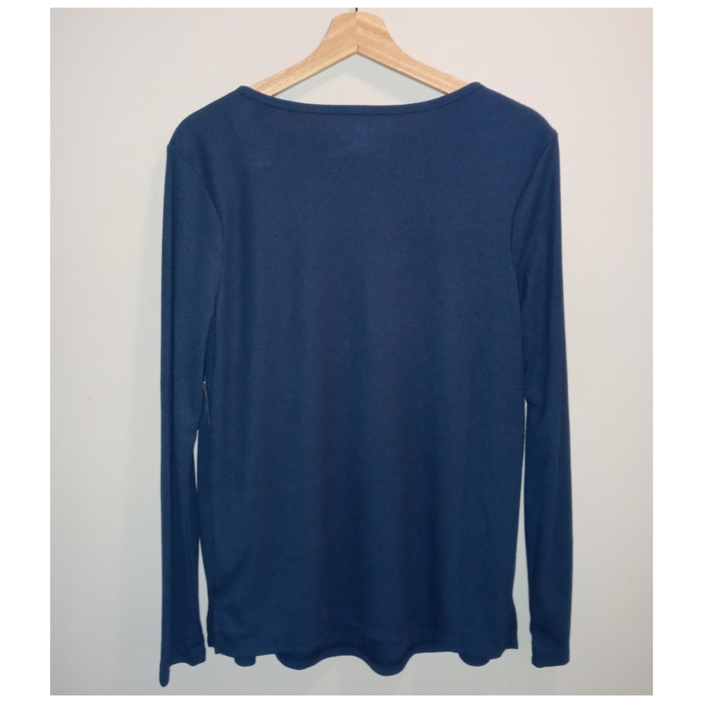 3/$25‎ Time And Tru Maternity Shirt Ribbed Top - Picture 6 of 7